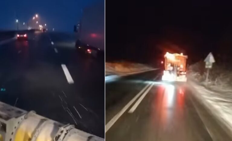 Intervenții masive pentru deszăpezire în vestul țării: 120 de utilaje au acționat pe drumurile naționale și autostrăzi
