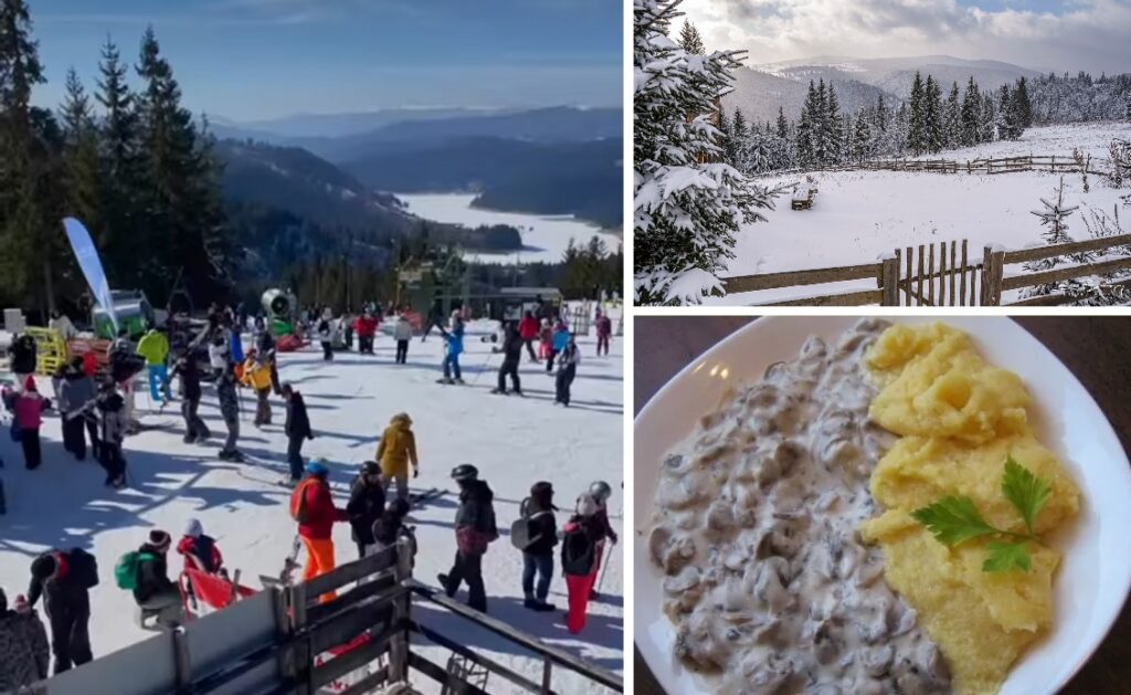 Zile superbe în Mărișel: S-a schiat, copiii s-au bucurat de vacanță iar părinții de balmoş cu tocăniţă de hribi