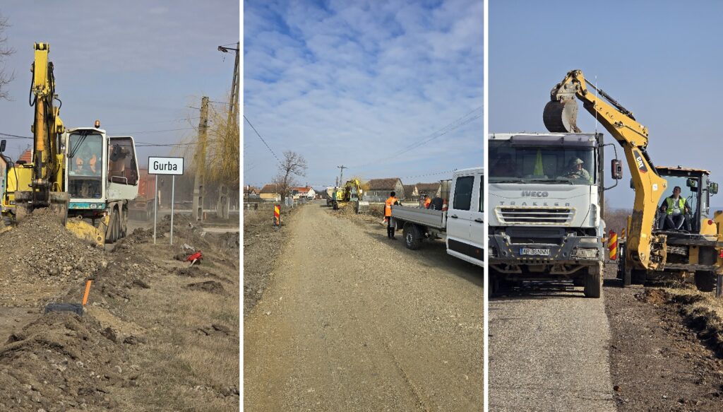 Modernizarea drumurilor din nordul Aradului reprezintă proiectul strategic al Consiliului Județean Arad. Cionca: Se lucrează pe toate cele cinci șantiere!