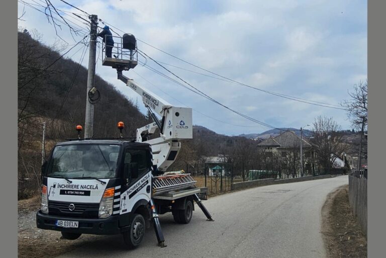 Au început lucrările de modernizare la sistemul de iluminat public stradal în comuna Sohodol