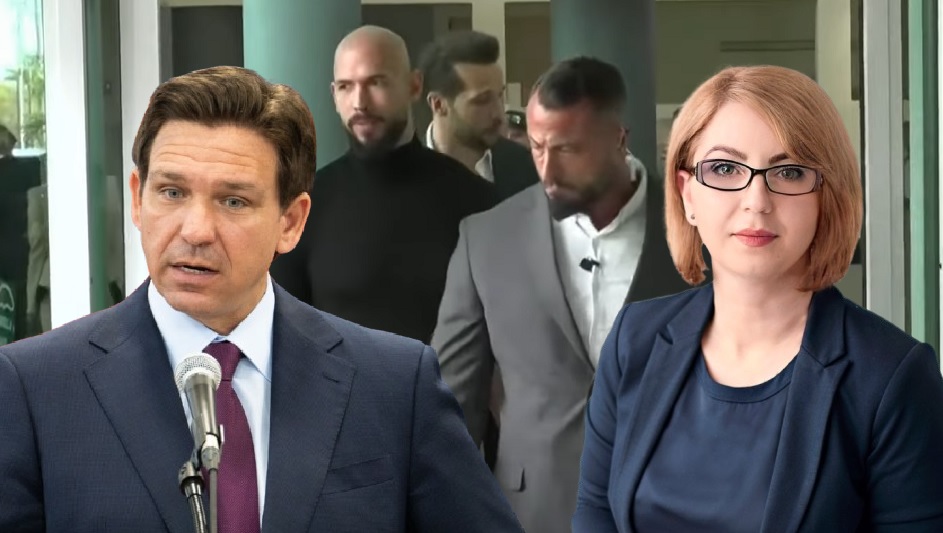 Guvernatorul Floridei, Ron DeSantis, către frații Tate: „Nu sunt bine veniți”. Pollyanna Hangan: „Justiția trebuie să fie de partea celor vulnerabili, nu a celor puternici și influenți!”