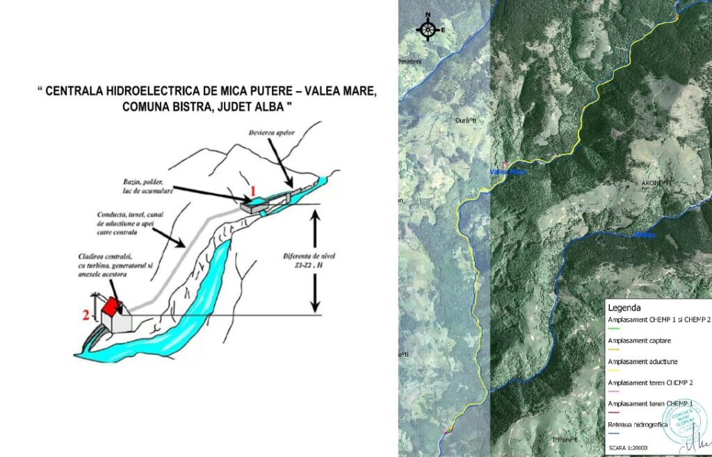 O hidrocentrală de mică putere se va construi în Apuseni, la doi pași de Câmpeni! A fost emis acordul de mediu!