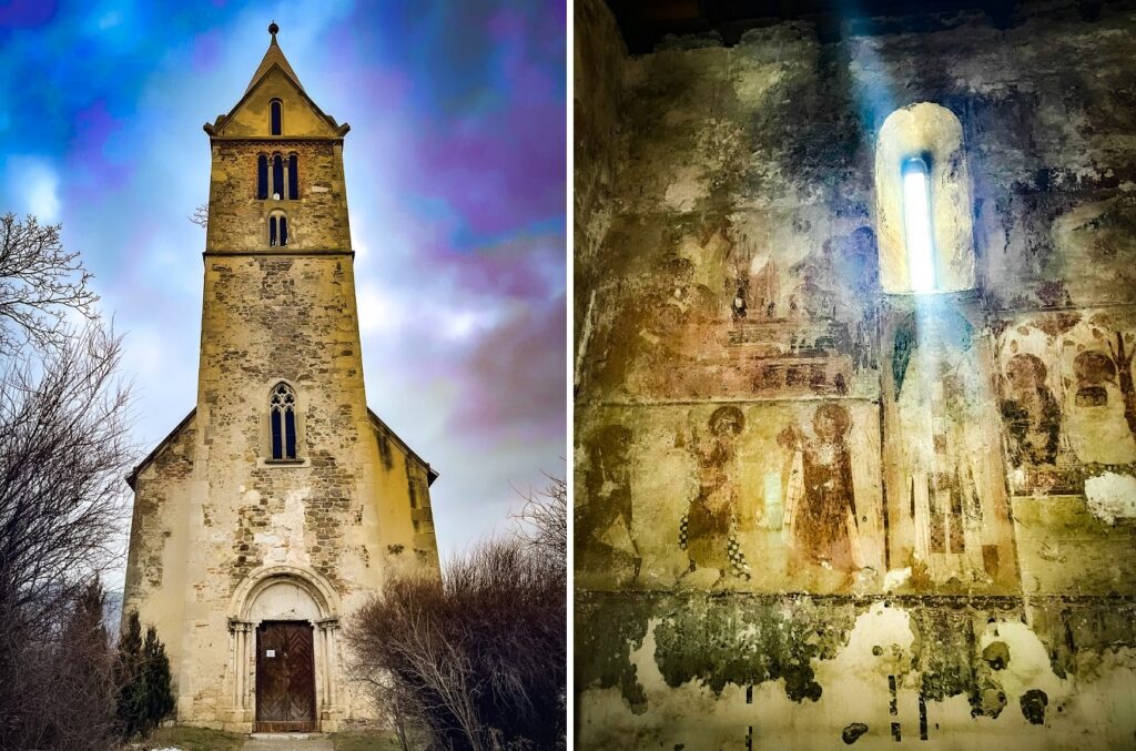 Biserica reformată din Sântămărie Orlea, o mărturie a istoriei medievale transilvănene: Are un turn impunător și picturi murale refăcute!