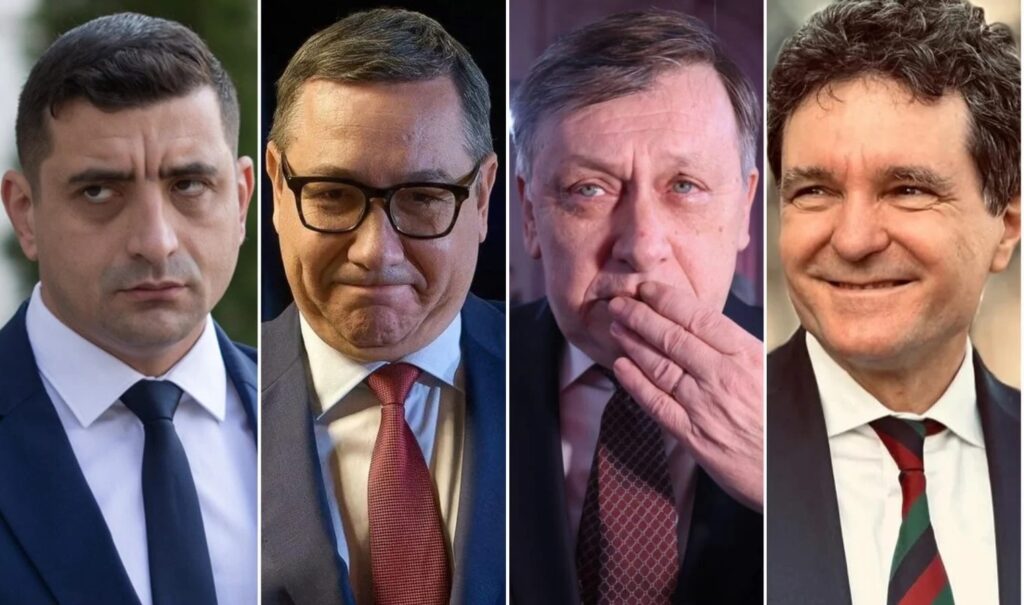 Exit-poll: George Simion – 36,2%Crin Antonescu – 21,5%, Nicușor Dan – 20,6%, Victor Ponta – 17,1