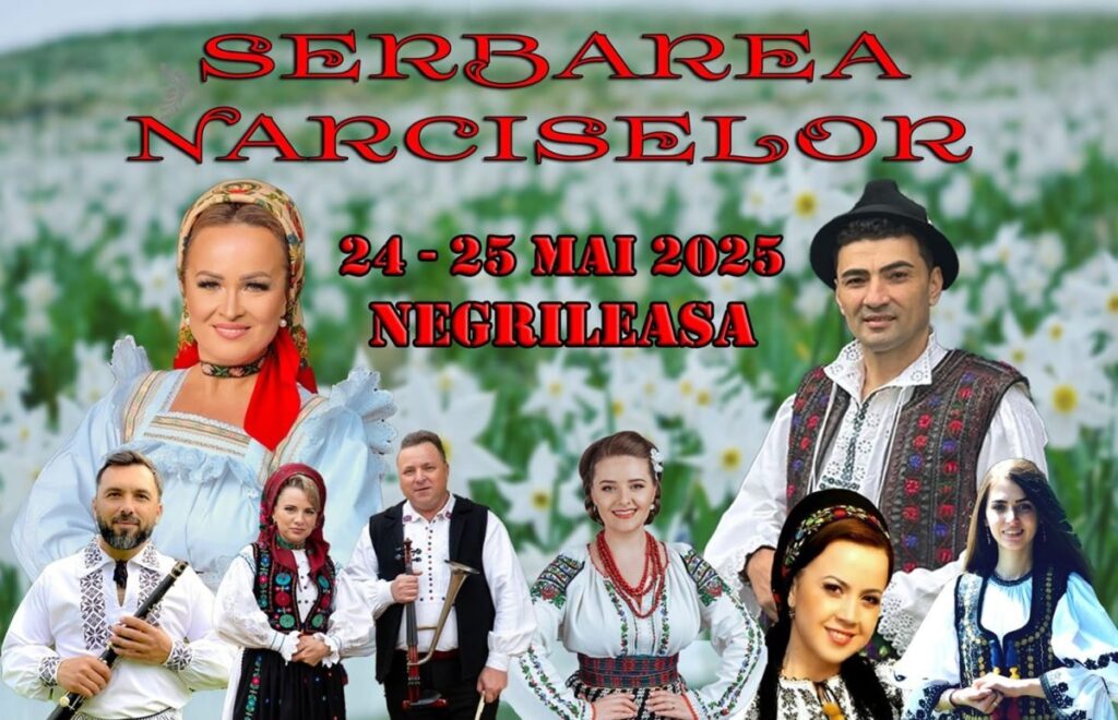 Spectacolul naturii și al tradițiilor: Serbarea Narciselor de la Negrileasa, 24 – 25 mai 2025