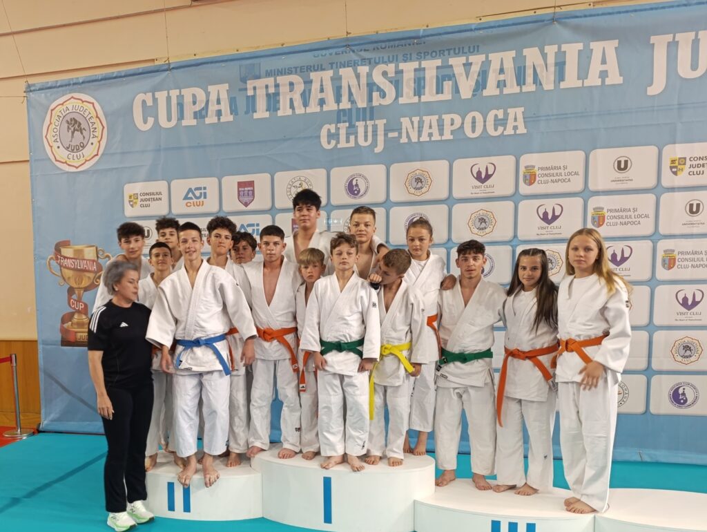 Rezultate remarcabile pentru secția de Judo a Clubului Copiilor Huedin la Cupa Transilvania