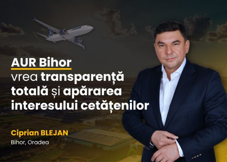 AUR Bihor: Vrem transparență totală și apărarea interesului cetățenilor