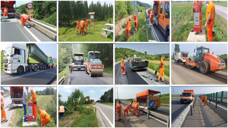 DRDP Cluj anunță lucrări pe mai multe drumuri naționale și autostrăzi din nord-vestul țării