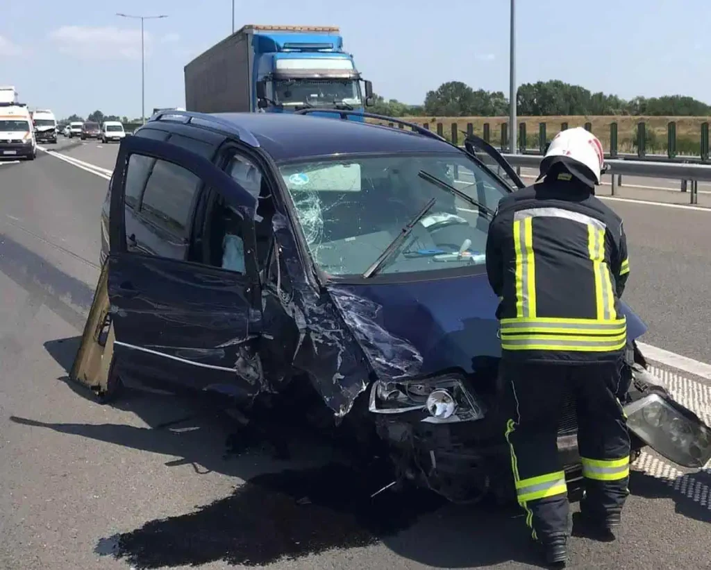 Accident pe autostrada A10 Alba Iulia – Sebeș
