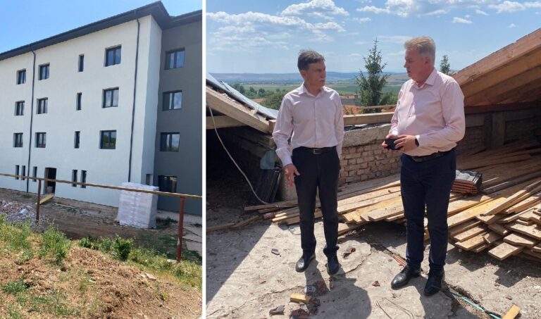 Ion Dumitrel a efectuat o vizită pe șantierul Centrului de Abilitare și Reabilitare din Galda de Jos, cel mai important proiect social în derulare din județul Alba