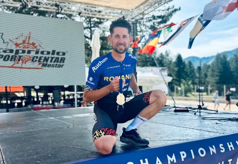 Attila Malnasi, de la CSM Unirea Alba Iulia, a devenit Campion Balcanic la Mountain Bike XCM