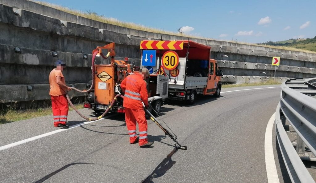 Lucrări de întreținere pe drumurile naționale din Cluj: Intervenții pe DN1C, DN75 și VO Cluj Est