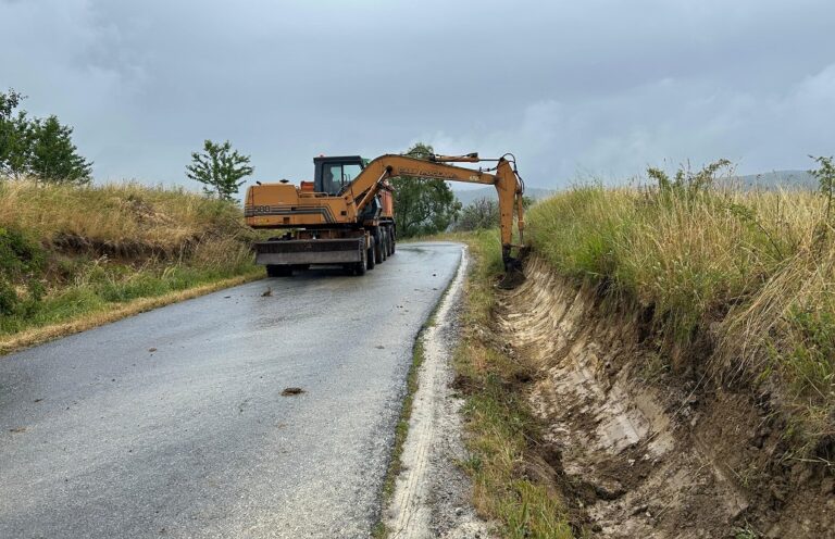 Lucrări de întreținere pe drumul DJ 103G, județul Alba – Podeni – Moldovenești – DN75