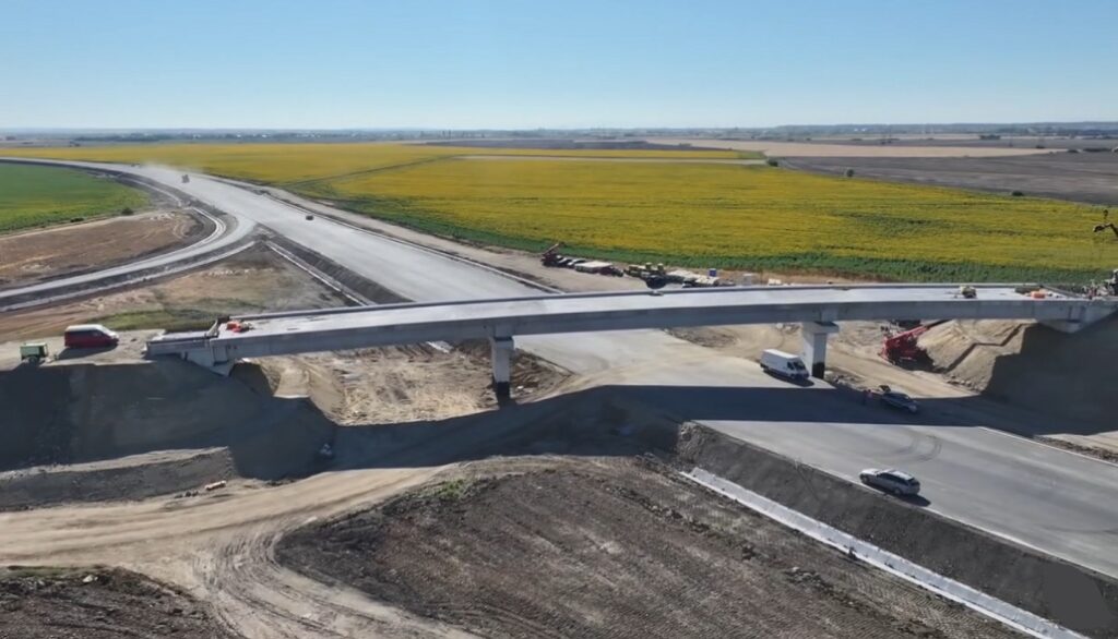 Nodul rutier de pe DN 69, conexiunea cu autostrada A1, prinde contur (VIDEO)