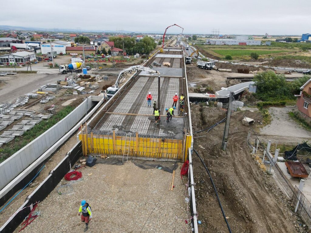 65% stadiul lucrărilor la Pasajul Oșorhei