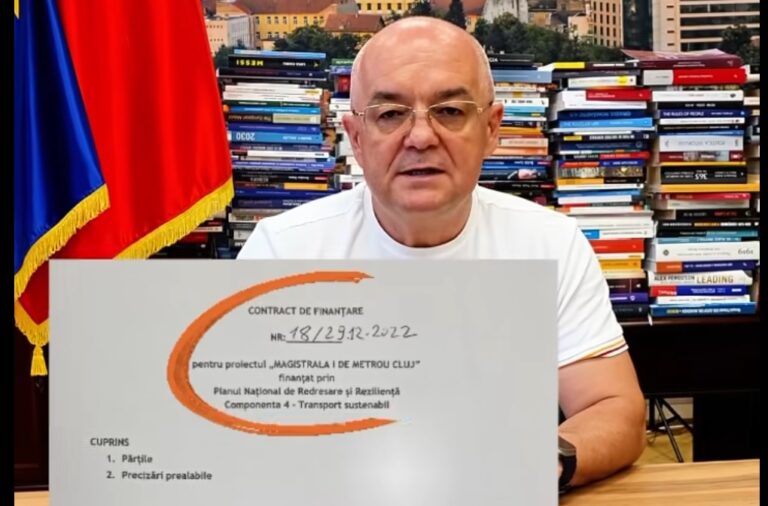 Emil Boc răspunde criticilor legate de proiectul metroului din Cluj: „M-am săturat de minciuni”