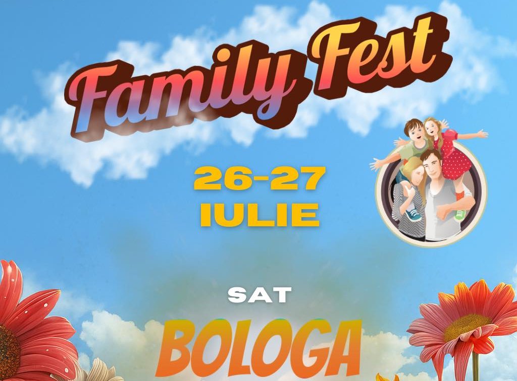Family Fest revine la Bologa: două zile de distracție pentru întreaga familie, pe 26-27 iulie