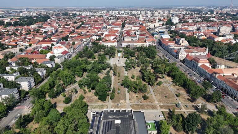 Încep lucrările de modernizare a Parcului 1 Decembrie din Oradea! Zona verde amenajată va ocupa aproximativ 5 hectare!