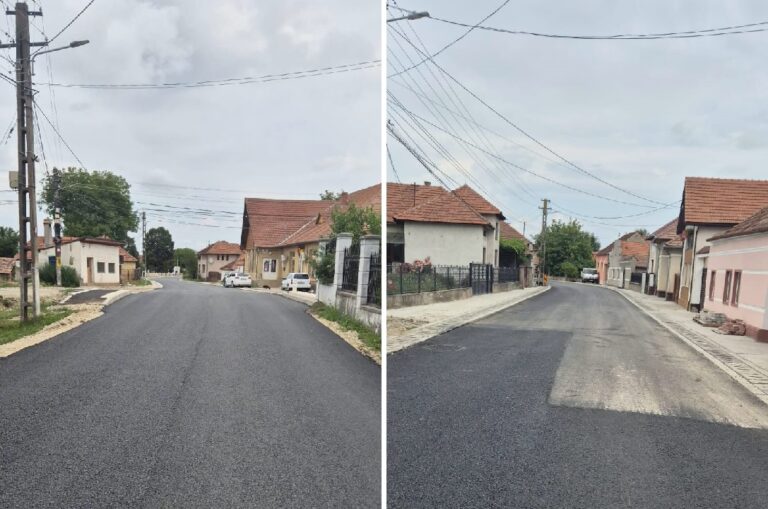 Lucrările de modernizare la drumul județean 705A, Orăștie – Costești – Sarmizegetusa Regia au ajuns la 60,5%