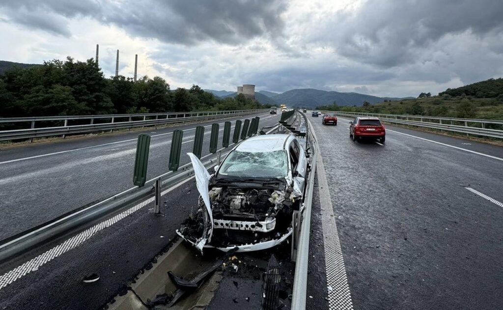 Accident pe autostrada A1, în zona Mintia: Traficul a fost îngreunat temporar!