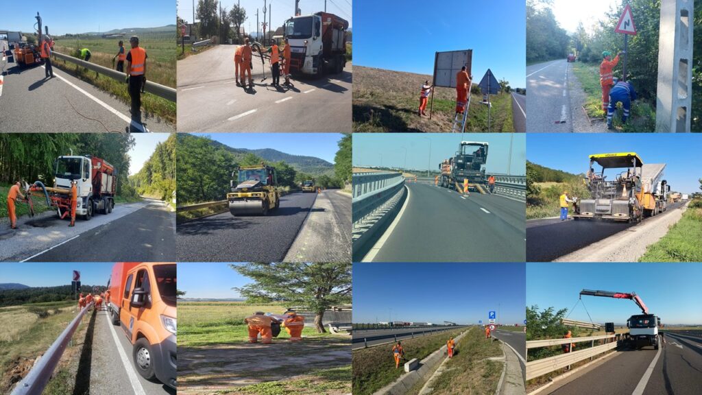 DRDP Cluj: Lucrări de întreținere, siguranța circulației, reparații și igienizare pe drumurile naționale și autostrăzi din nord-vestul țării