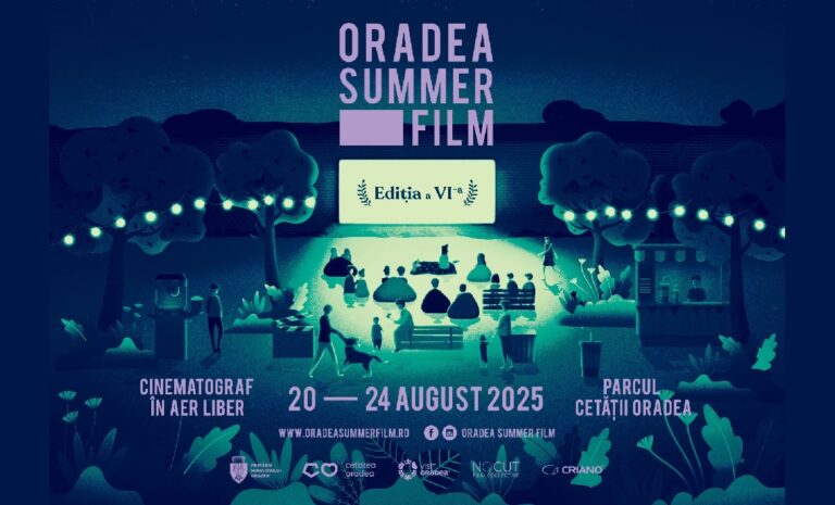 Oradea Summer Film, cinematograful de vară în aer liber, revine pentru a VI-a ediție în perioada 20-24 august