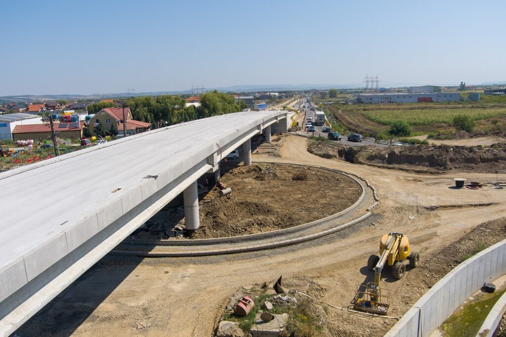 China României, Bihorul: Lucrările de realizare a pasajului suprateran de la ieșirea din Oșorhei spre Aleșd au ajuns la 75%