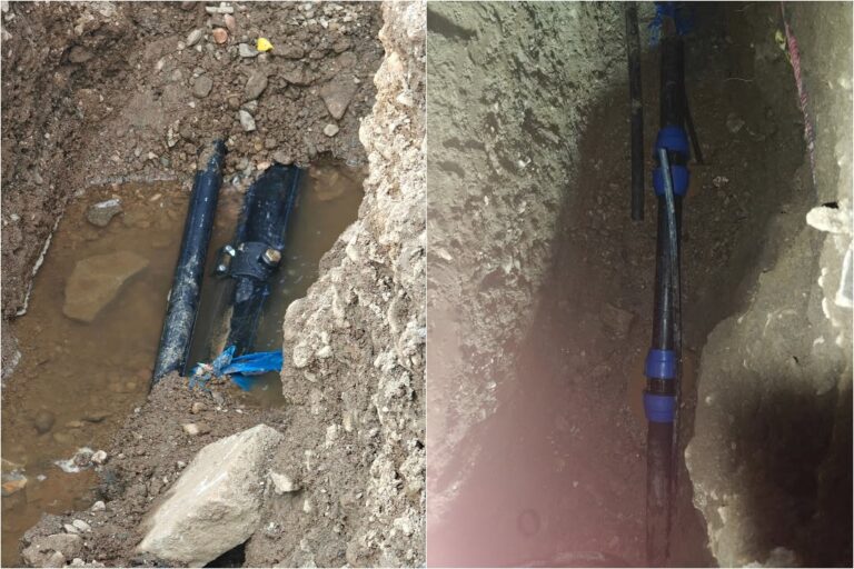 Conductă de apă avariată în Valea Drăganului, reparată a doua zi