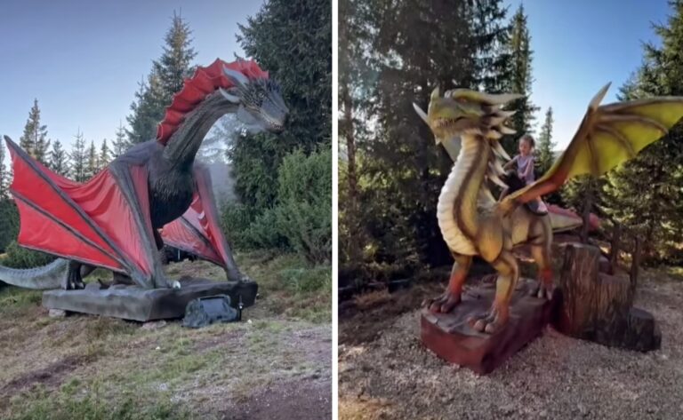 Prima gradina zoologica animatronica din Romania se deschide, în minivacanța de Sfânta Maria in Judetul Cluj la Muntele Basmelor