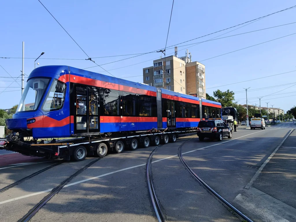 Al patrulea tramvai nou a sosit la Oradea
