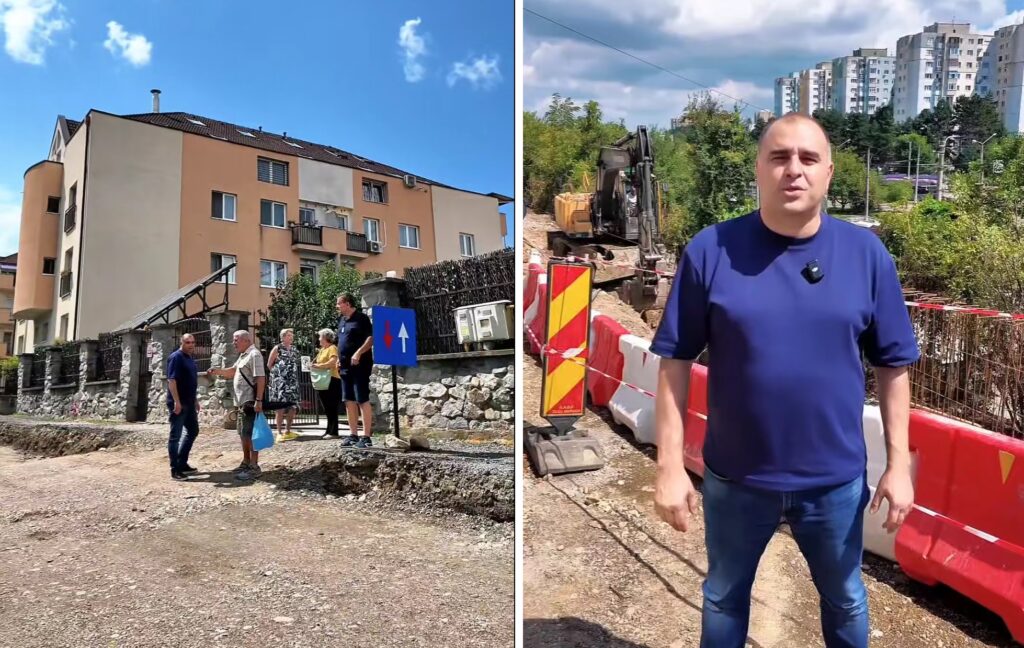 Modernizarea străzii Hameiului din Mănăștur a început. Viceprimarul Dan Tarcea: „Ne-am angajat să continuăm investițiile în cartiere”