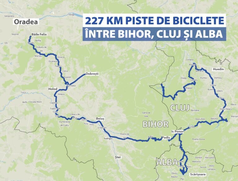 S-a desemnat câștigătorul licitației pentru realizarea pistei de biciclete Băile Felix – Ic Ponor din Padiș