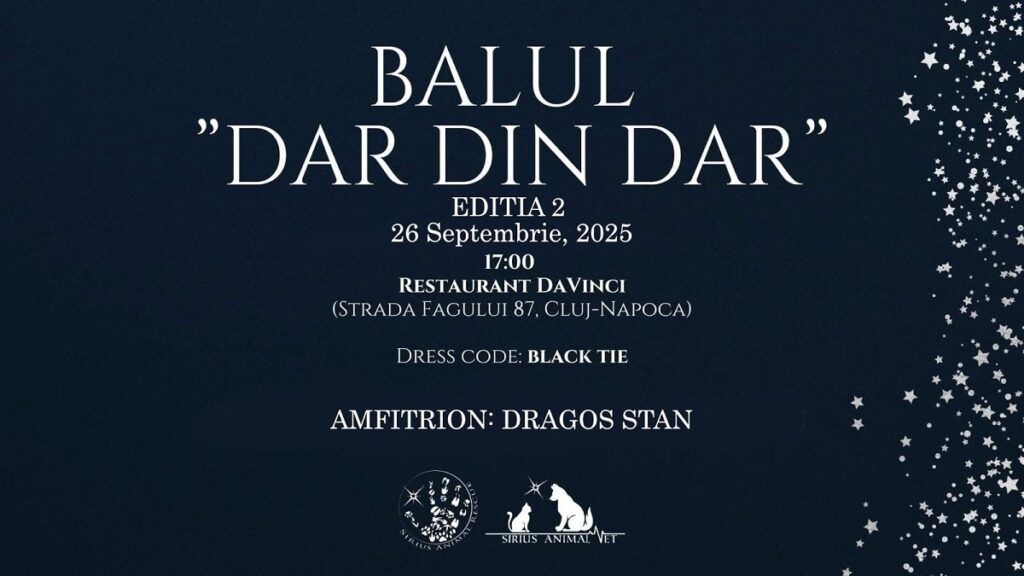 Balul „Dar din Dar” – ediția a II-a: O seară caritabilă pentru animale și comunitate