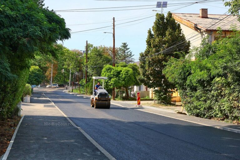Strada Agriculturii din Turda, modernizată complet înainte de începerea anului școlar