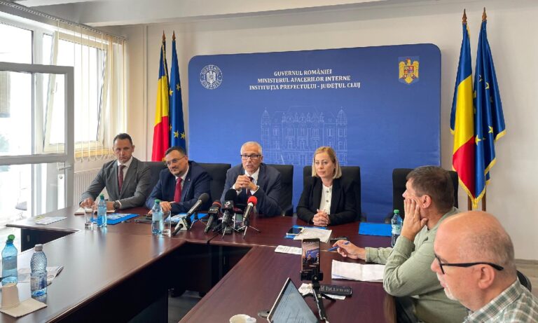 Ministrul Justiției, Radu Marinescu, în vizită la Instituția Prefectului – Județul Cluj