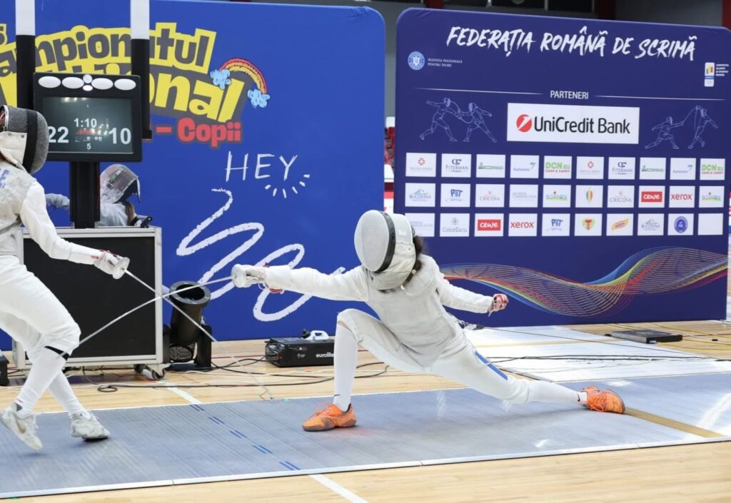 Floretista clujeană Catrinel Dubău a devenit lider european la categoria ei de vârstă