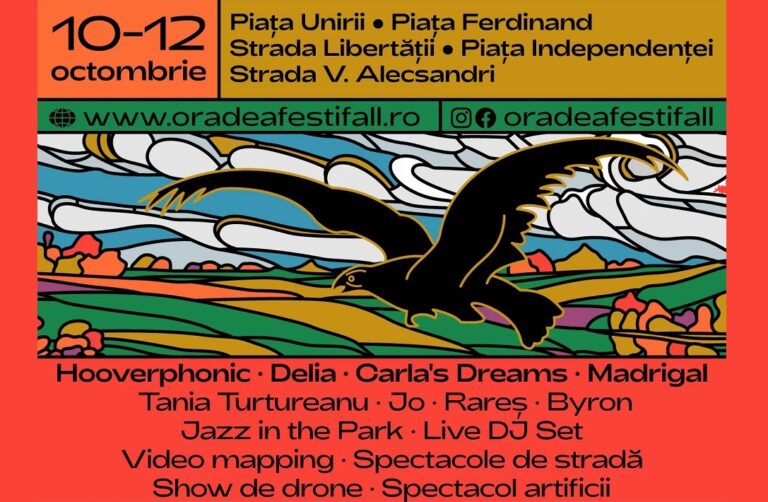 Oradea Festifall 2025: Trei zile pline de muzică, artă și experiențe spectaculoase în Oradea