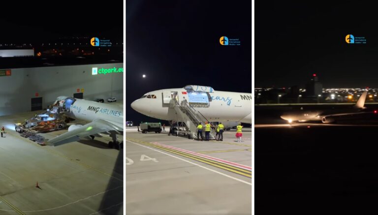 Aeroportul Oradea marchează un nou pas în dezvoltare: A aterizat cel mai mare avion din istoria sa!
