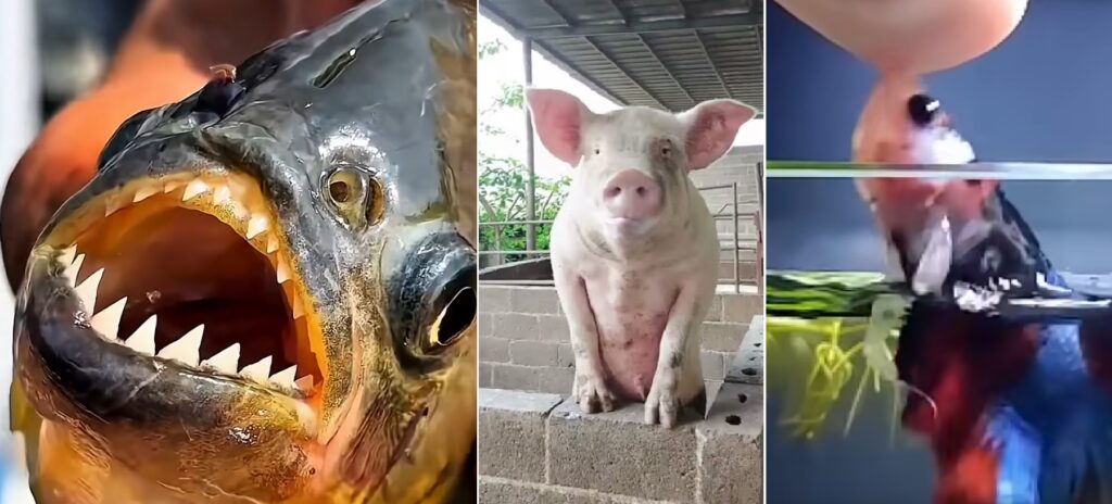 În comuna Jucu, cresc pești exotici, pirania și rechini mici într-o hală a unui fost complex de porci: „Au acvarii cu tot felul de peșto exotici!”