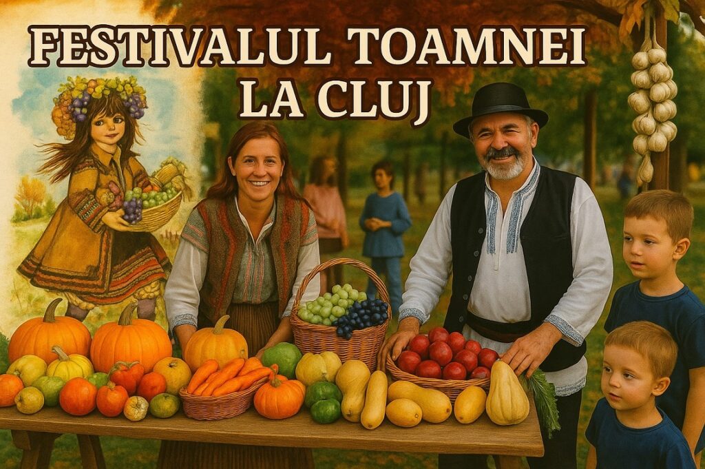 Festivalul Toamnei la Cluj, două zile de tradiție, gusturi autentice și bucurie în Parcul Etnografic