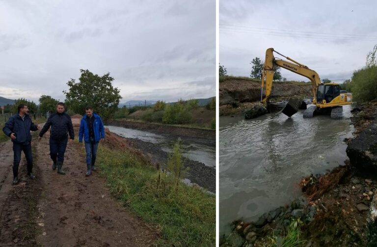 Lucrări majore de regularizare a Râului Sebeș, în zona Petrești