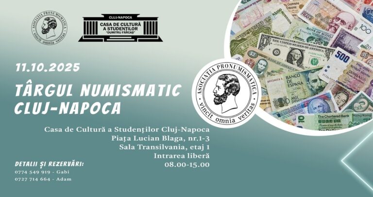 Târg numismatic la Cluj-Napoca