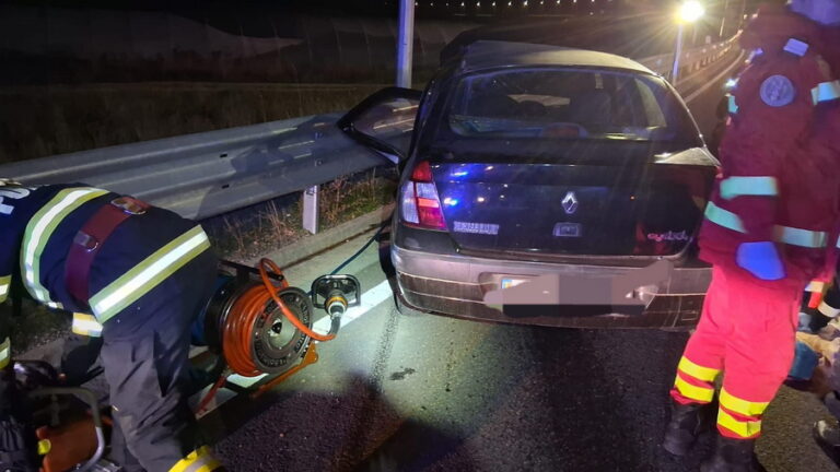 Accident grav produs pe centura ocolitoare a municipiului Beiuș, la intersecția cu drumul județean 764F