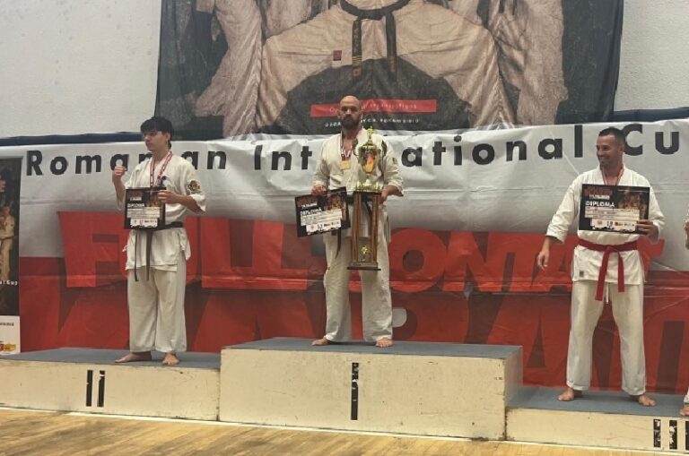 Polițist arădean, locul 1 la Romanian International Cup – Karate Kyokusin