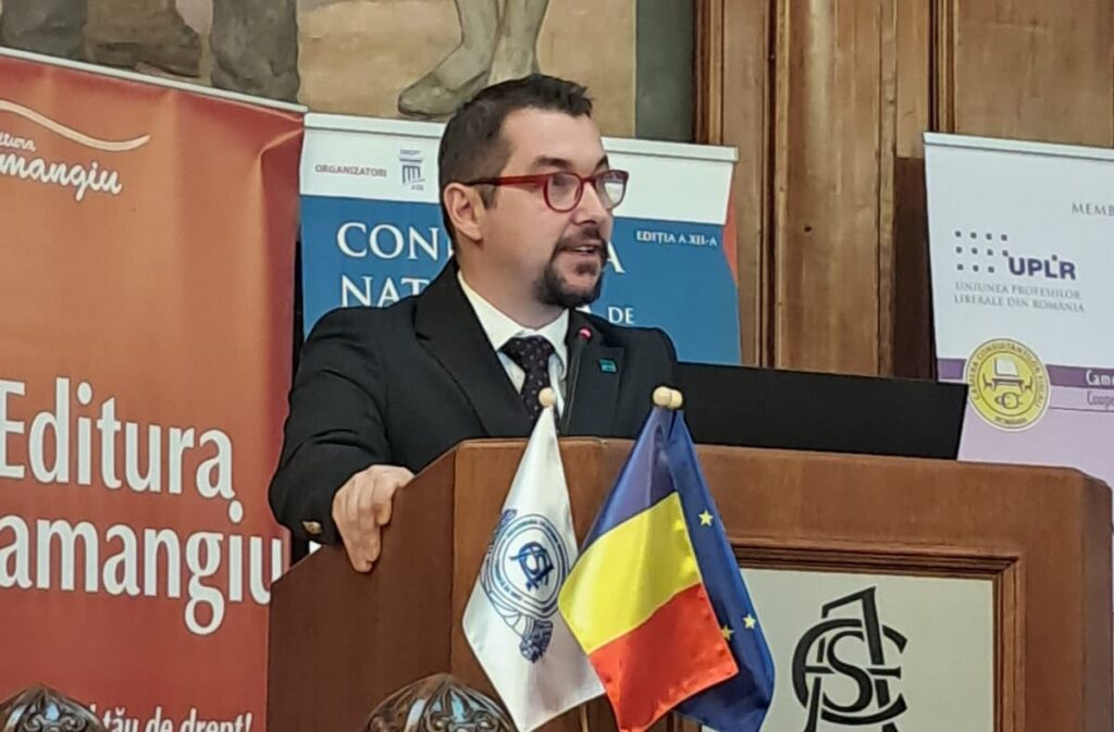 Avocatul Ciprian Păun, la Conferința Națională de Drept Fiscal: „CJUE a construit o axiomatică juridică a ordinii europene, bazată pe principii cu valoare universală”