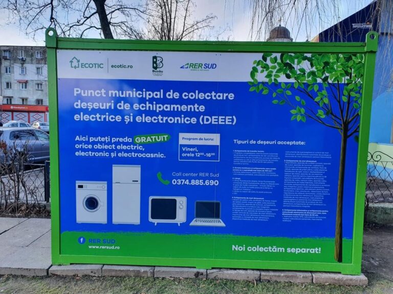 Primăria Zlatna a deschis un punct de colectare pentru deșeurile electrice și electronice