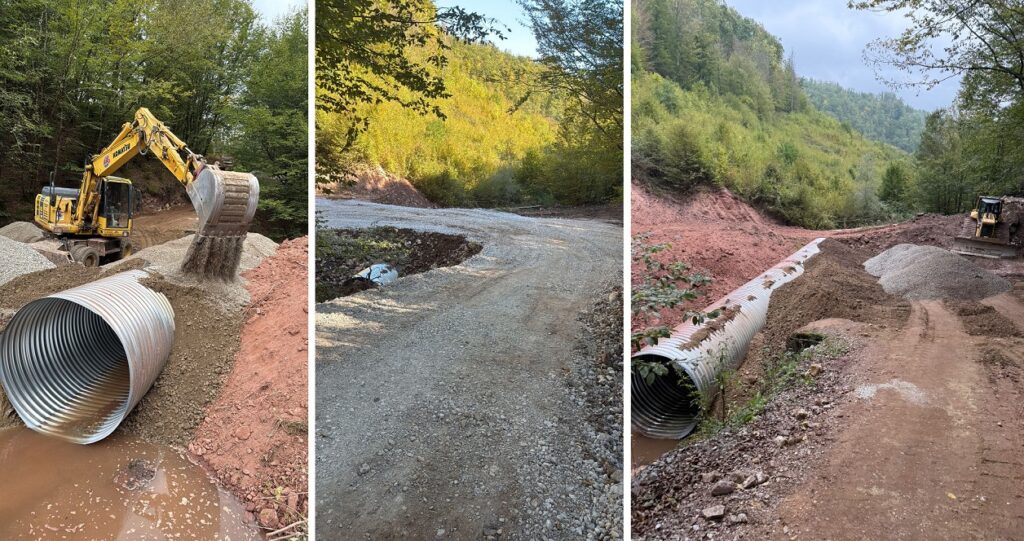 Podul peste pârâul Toplița, aproape de finalizare: Investiție importantă pentru locuitorii din Dobrești și Răcaș!