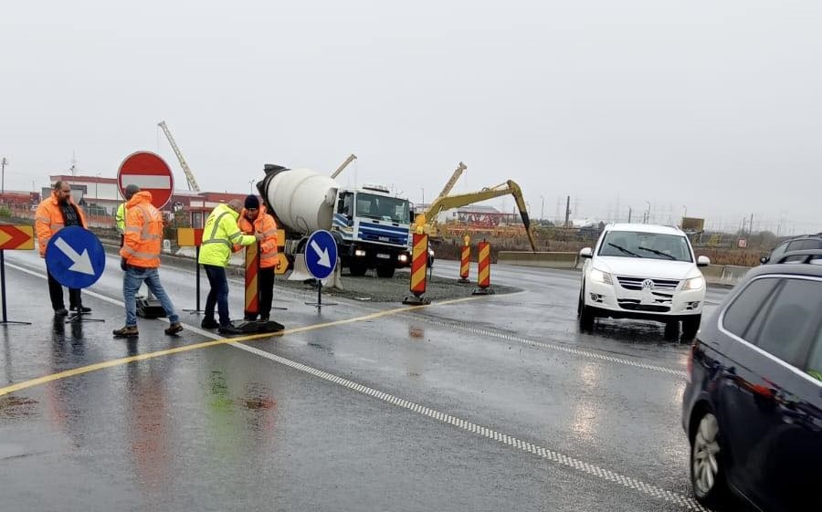 Devieri de trafic pe DN7 în zona Vladimirescu – Arad, pentru lucrările de modernizare a liniei feroviare Caransebeș – Timișoara – Arad