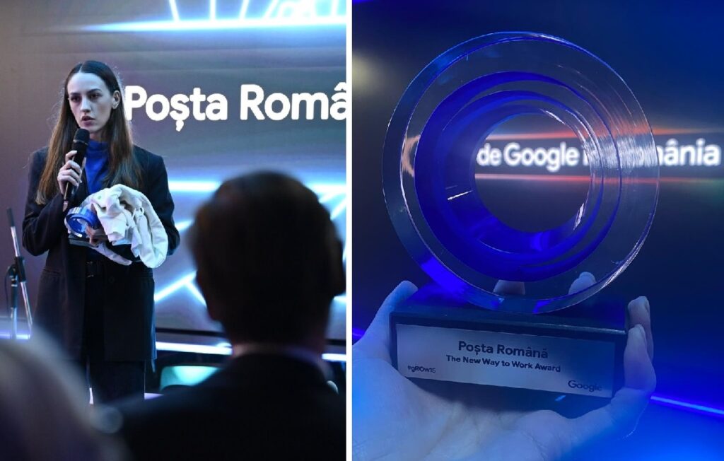 POȘTA Română a câștigat Premiul „The New Way to Work” oferit de Google! Gliga, directorul de la Cluj: Să mai zică unii și acum că s-a cumpărat de la Google!