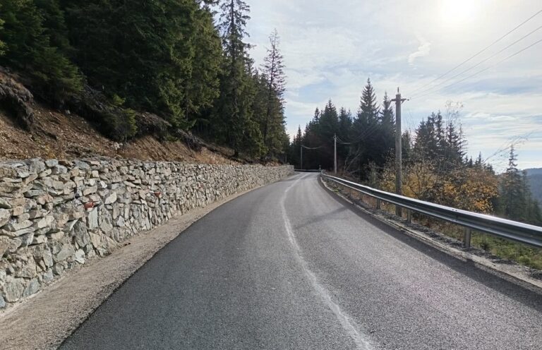 Au fost finalizate lucrările de întreținere desfășurate pe sectorul Băișoara – Stațiunea Muntele Băișorii – pârtia de schi Buscat